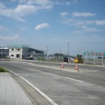 ようやく復旧された駐車場もあります